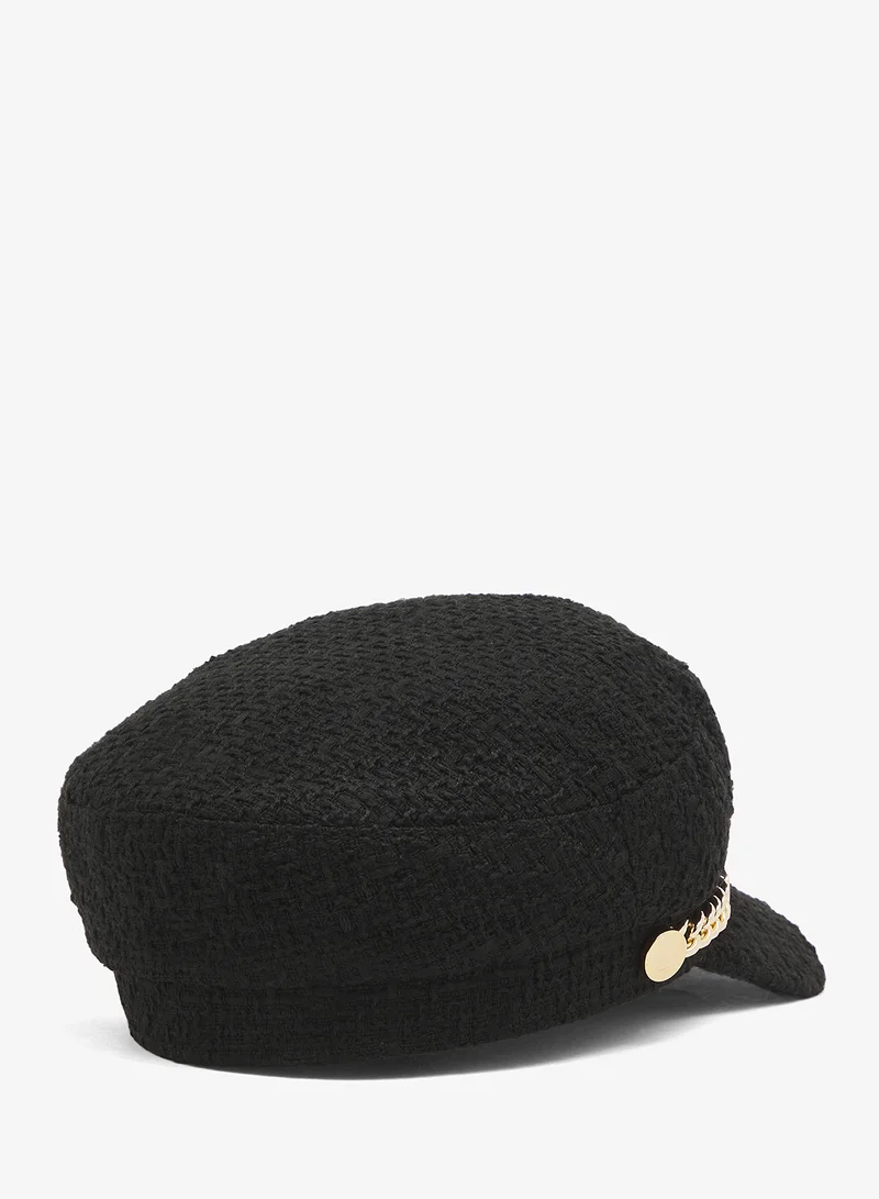 ايلا Metal Chain Detail Cadet Cap